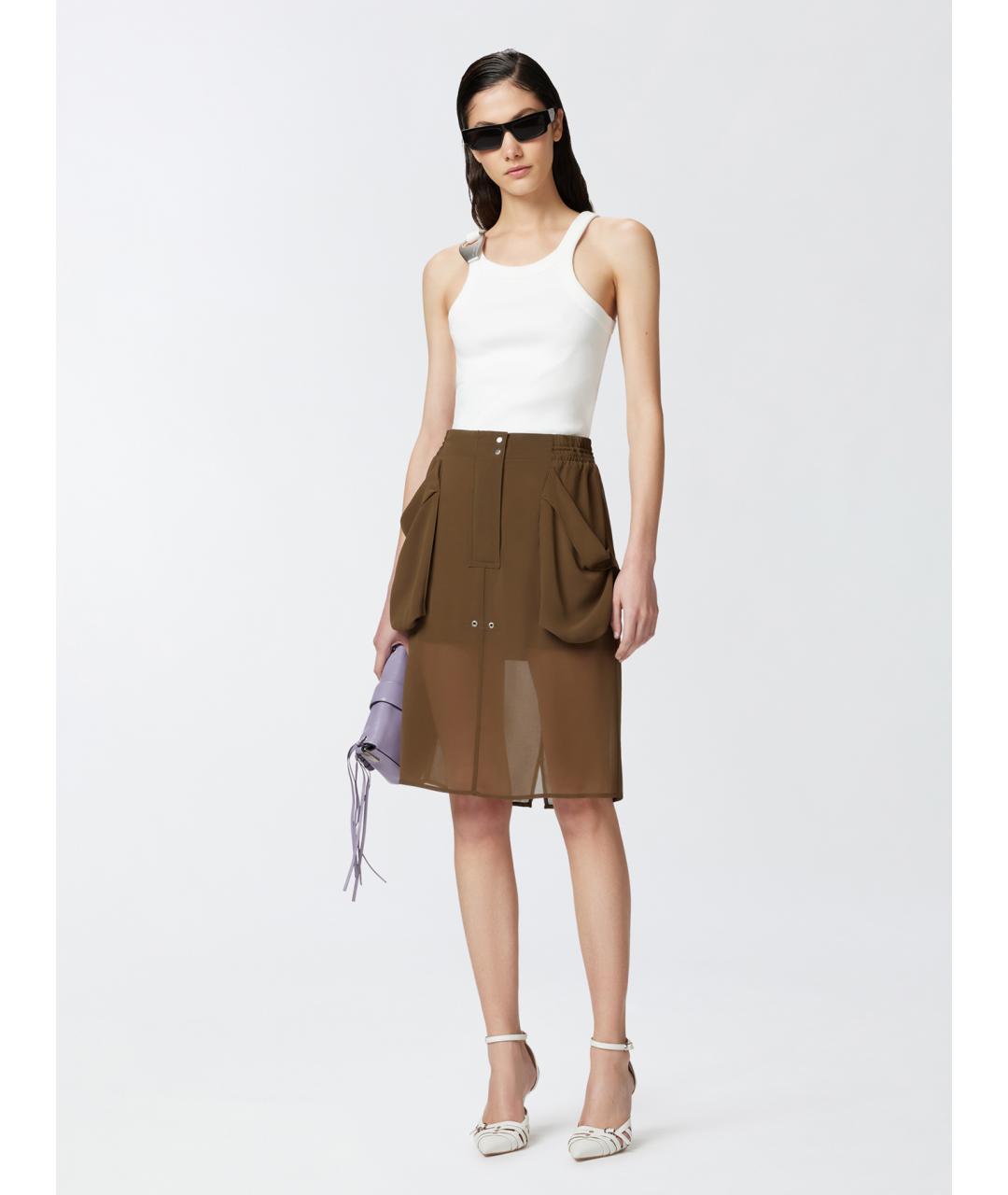 PINKO Белая хлопковая майка, фото 2