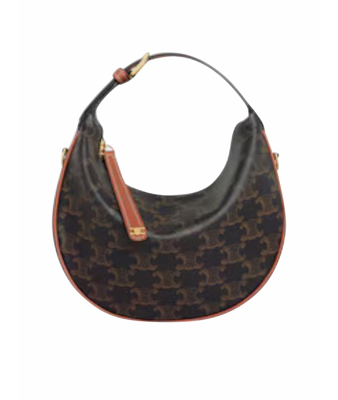 CELINE Коричневая сумка через плечо, фото 1