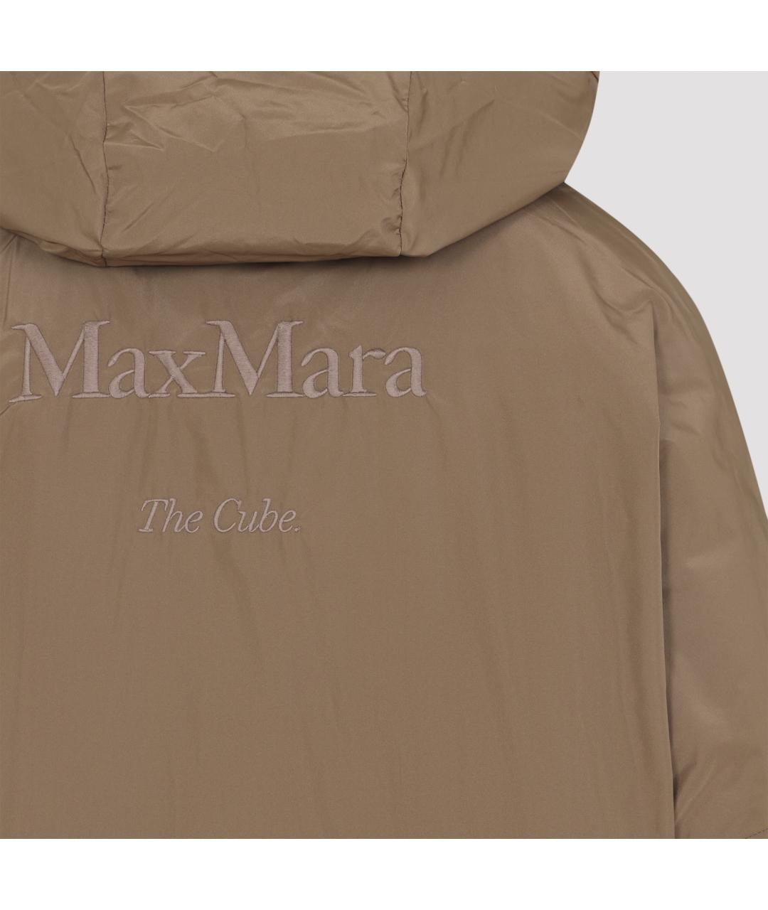 MAX MARA Бежевый шерстяной пуховик, фото 8