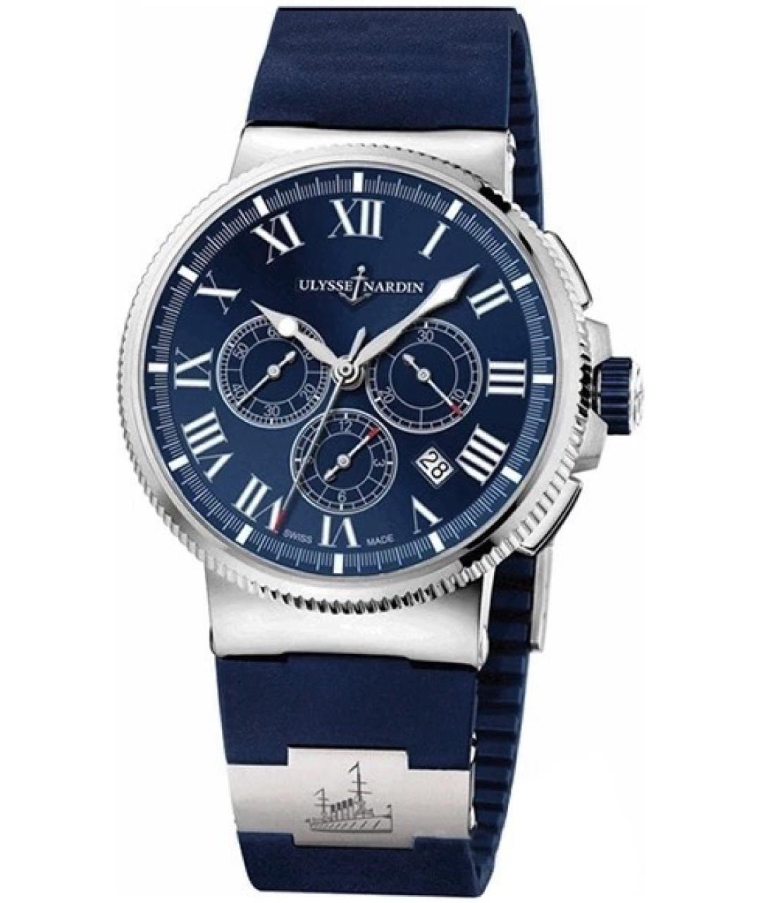 Ulysse Nardin Темно-синие часы, фото 10