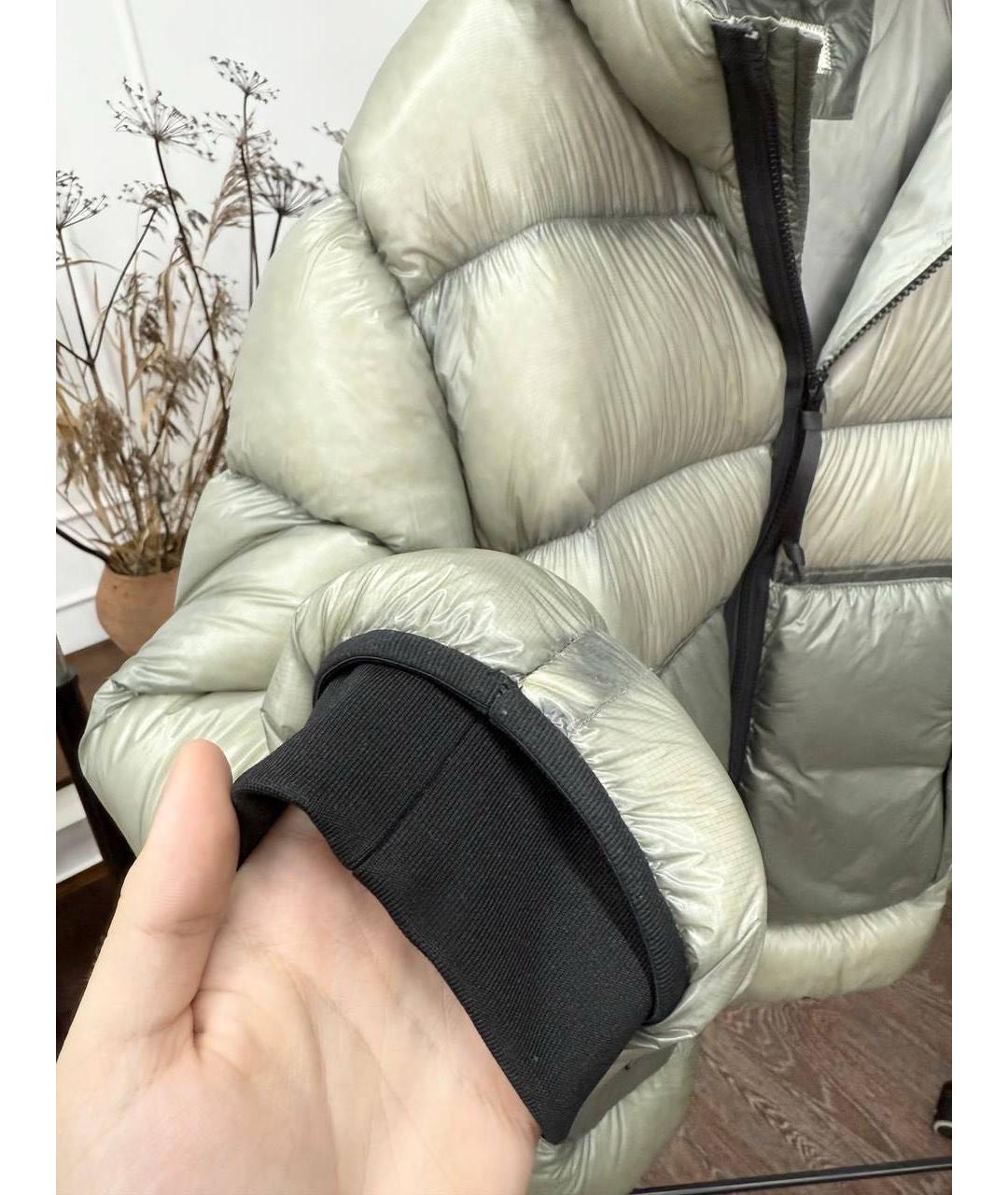 CP COMPANY Серый полиамидовый пуховик, фото 4