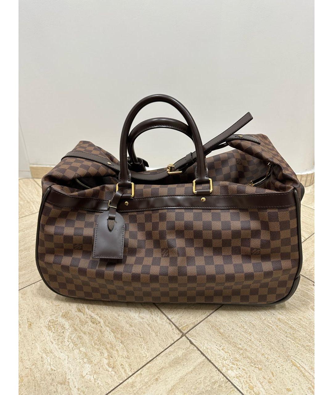LOUIS VUITTON Коричневый чемодан, фото 2