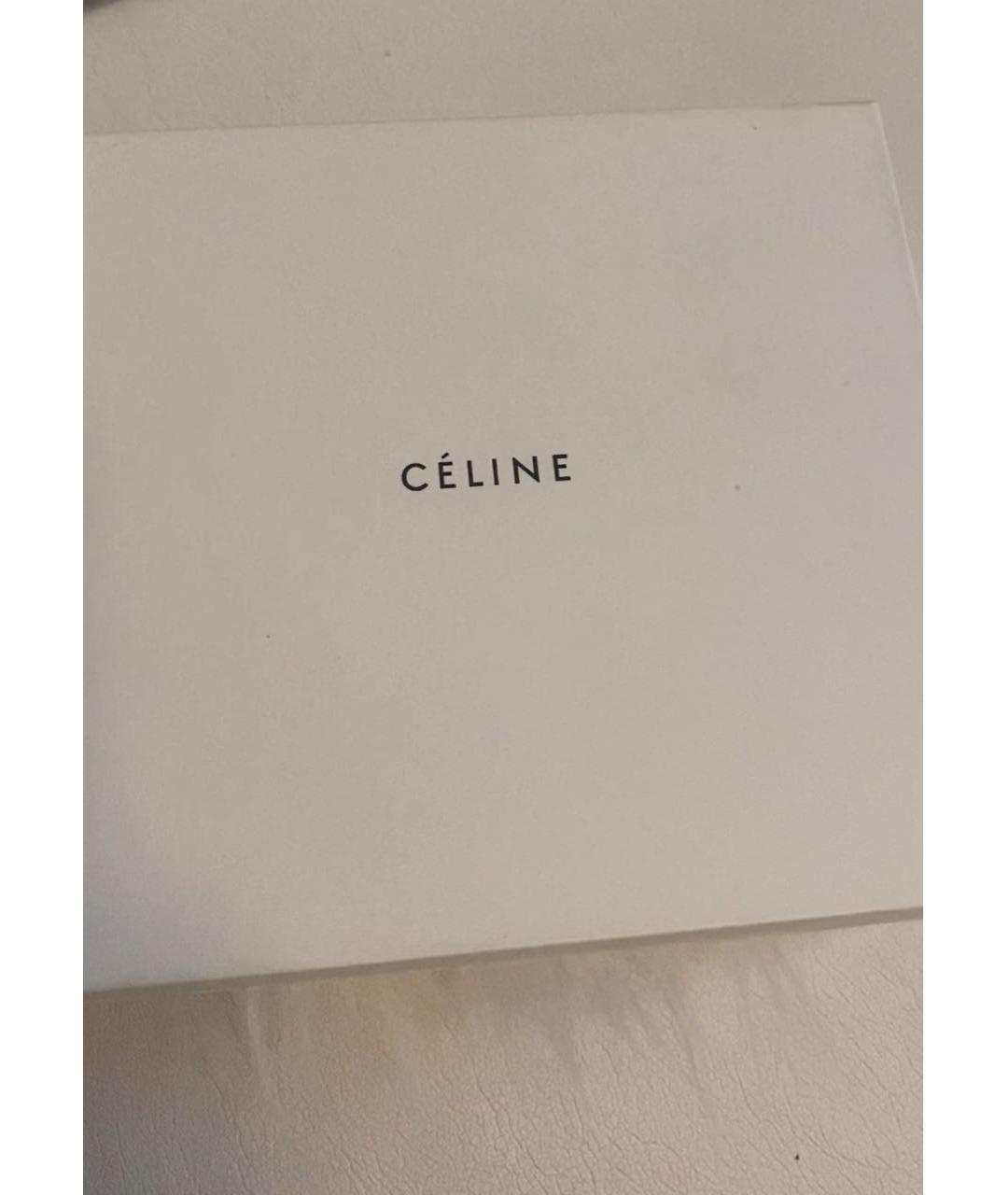 CELINE Серебряные металлические серьги, фото 8