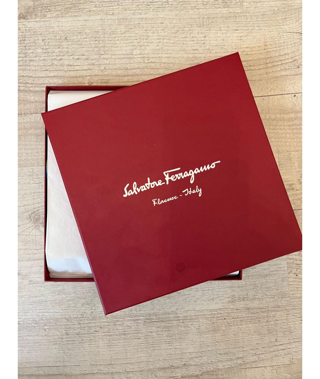 FERRAGAMO Мульти шелковый платок, фото 7
