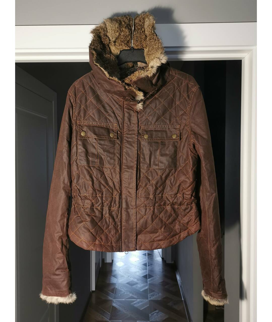 BELSTAFF Бордовая хлопковая куртка, фото 5