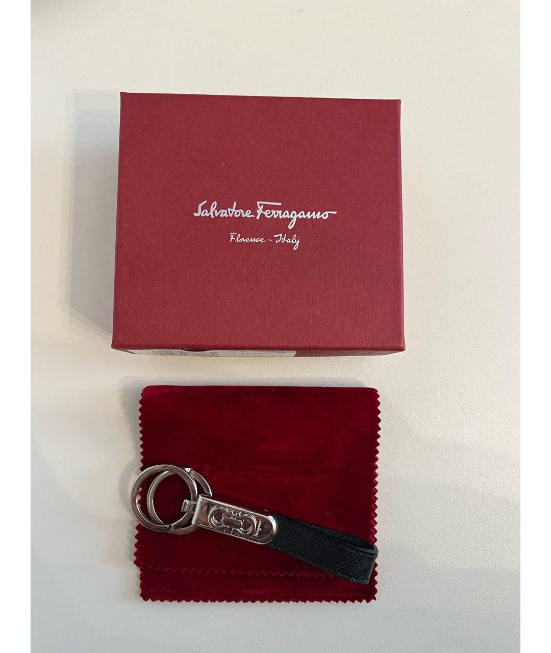 FERRAGAMO Черный брелок, фото 4