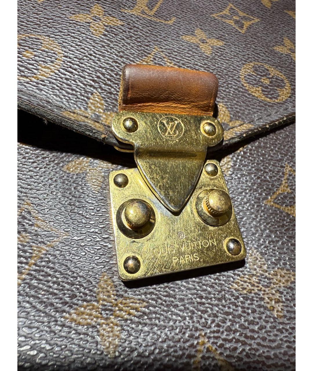LOUIS VUITTON Коричневая сумка через плечо, фото 3