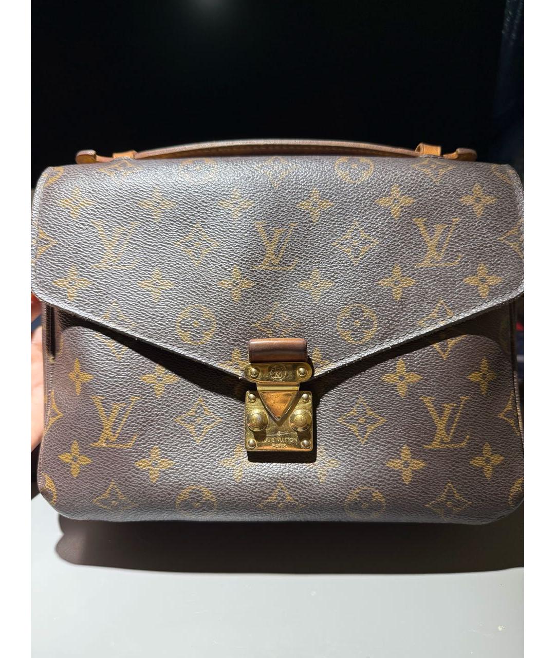 LOUIS VUITTON Коричневая сумка через плечо, фото 4