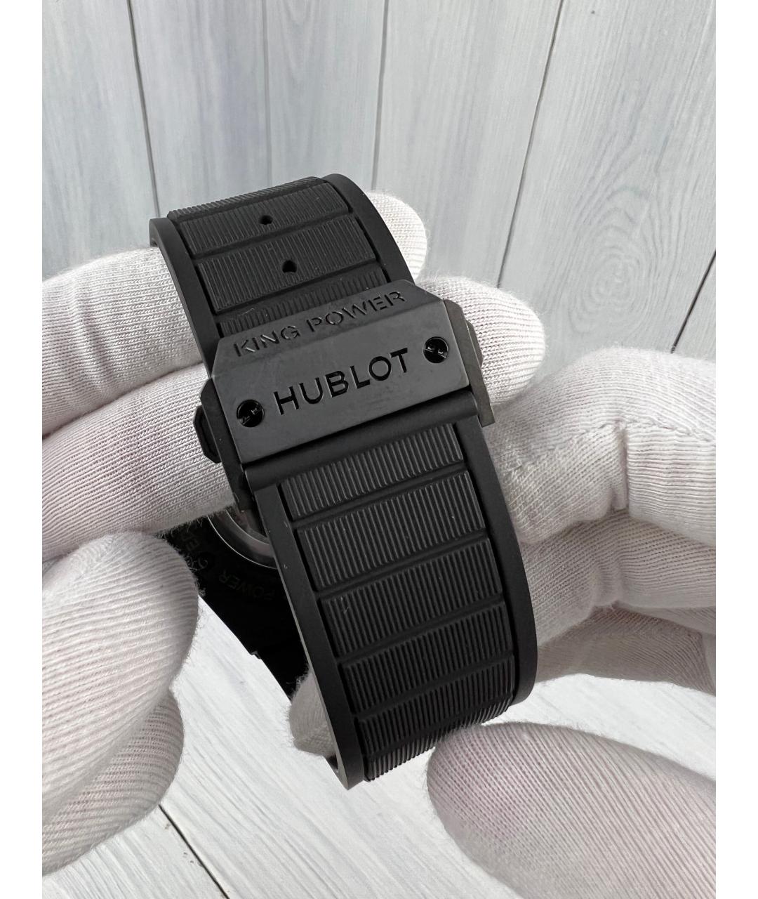 HUBLOT Черные керамические часы, фото 5