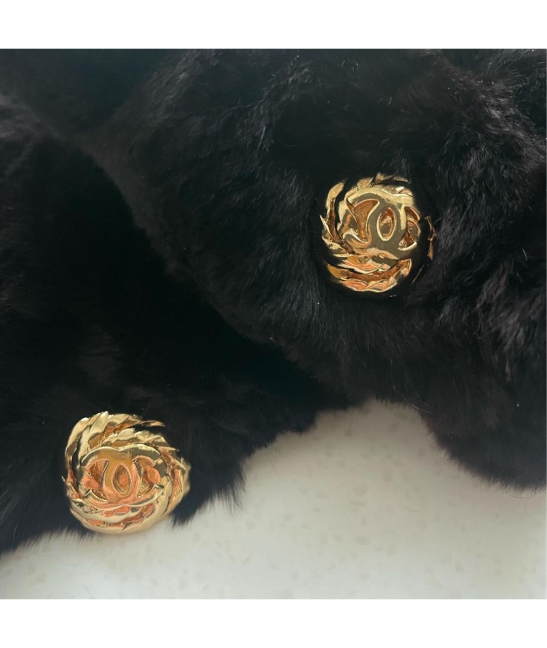 CHANEL Коричневые митенки, фото 3