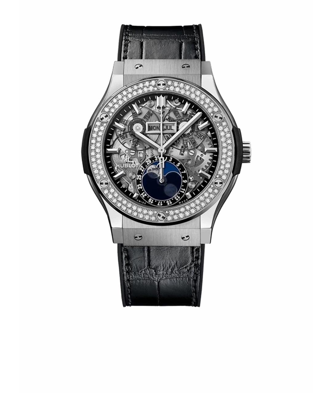 HUBLOT Черные металлические часы, фото 1