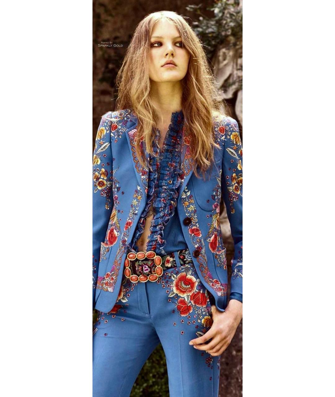 ROBERTO CAVALLI Мульти вискозный жакет/пиджак, фото 6