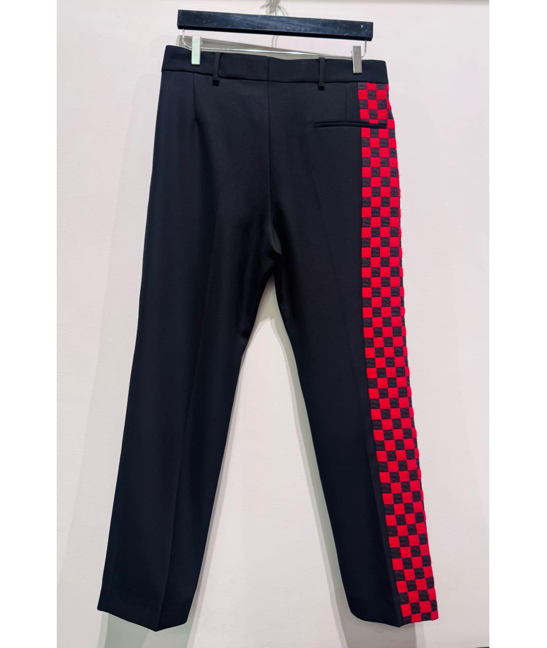HAIDER ACKERMANN Черные шерстяные классические брюки, фото 2