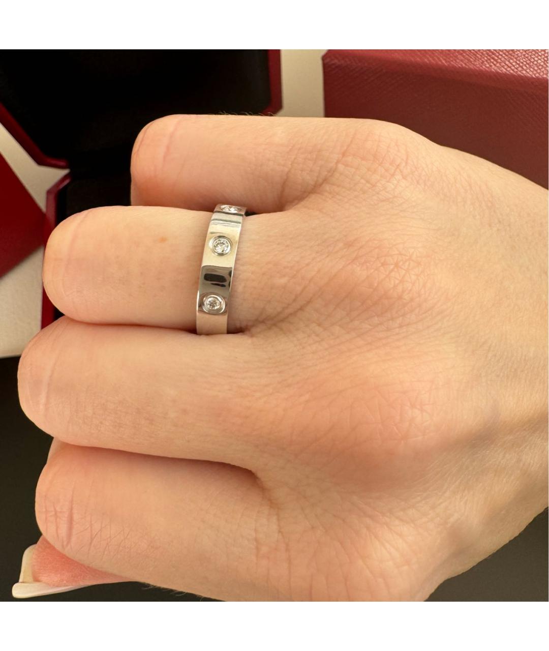 CARTIER Серебряное кольцо из белого золота, фото 8