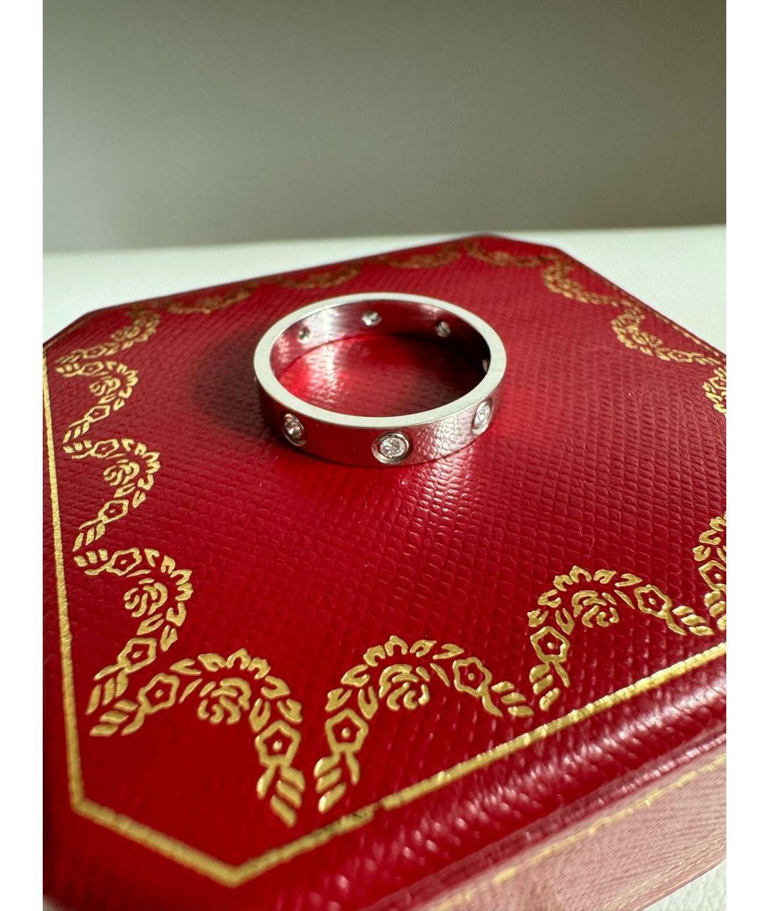 CARTIER Серебряное кольцо из белого золота, фото 6