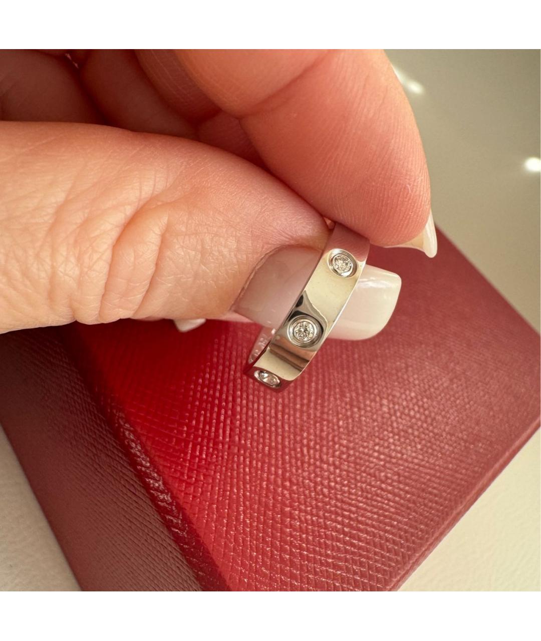 CARTIER Серебряное кольцо из белого золота, фото 7