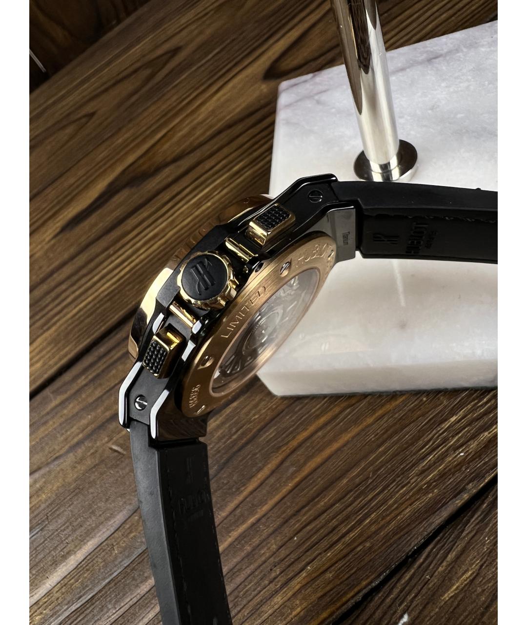 HUBLOT Коричневые керамические часы, фото 4