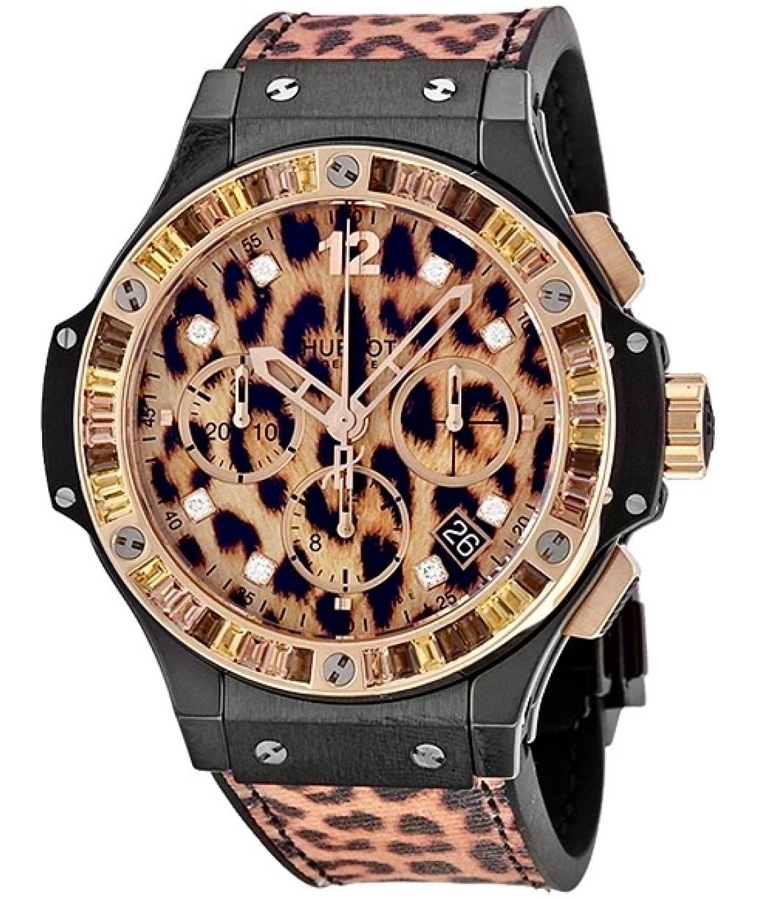 HUBLOT Коричневые керамические часы, фото 7