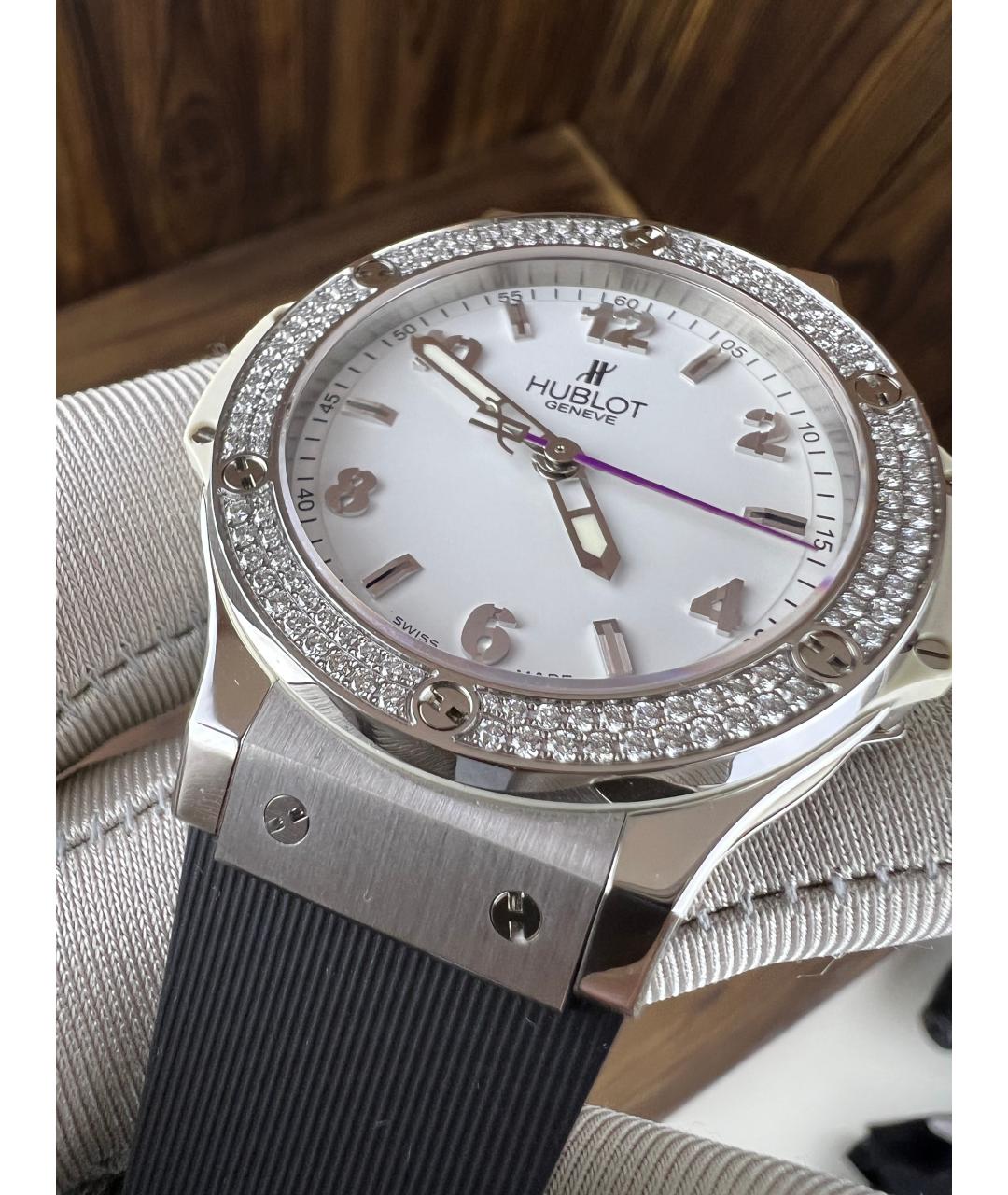 HUBLOT Белые металлические часы, фото 3