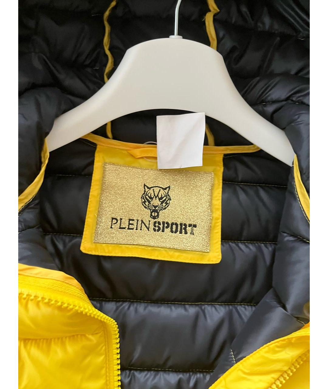 PLEIN SPORT Желтая куртка, фото 3