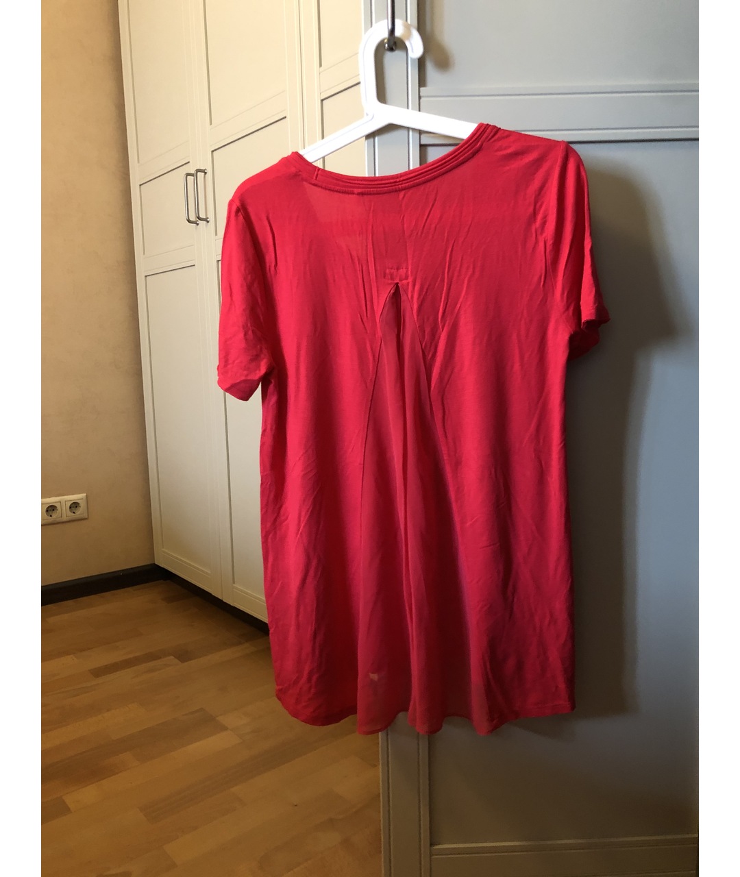 ELIE TAHARI Красная полиэстеровая футболка, фото 2