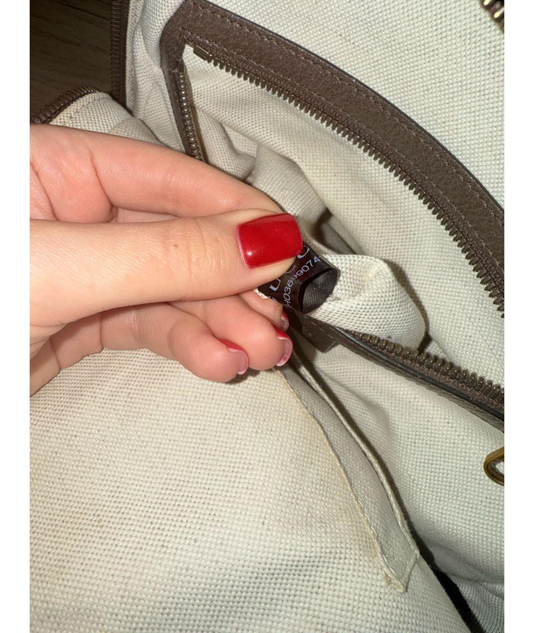 GUCCI Бежевый рюкзак, фото 5