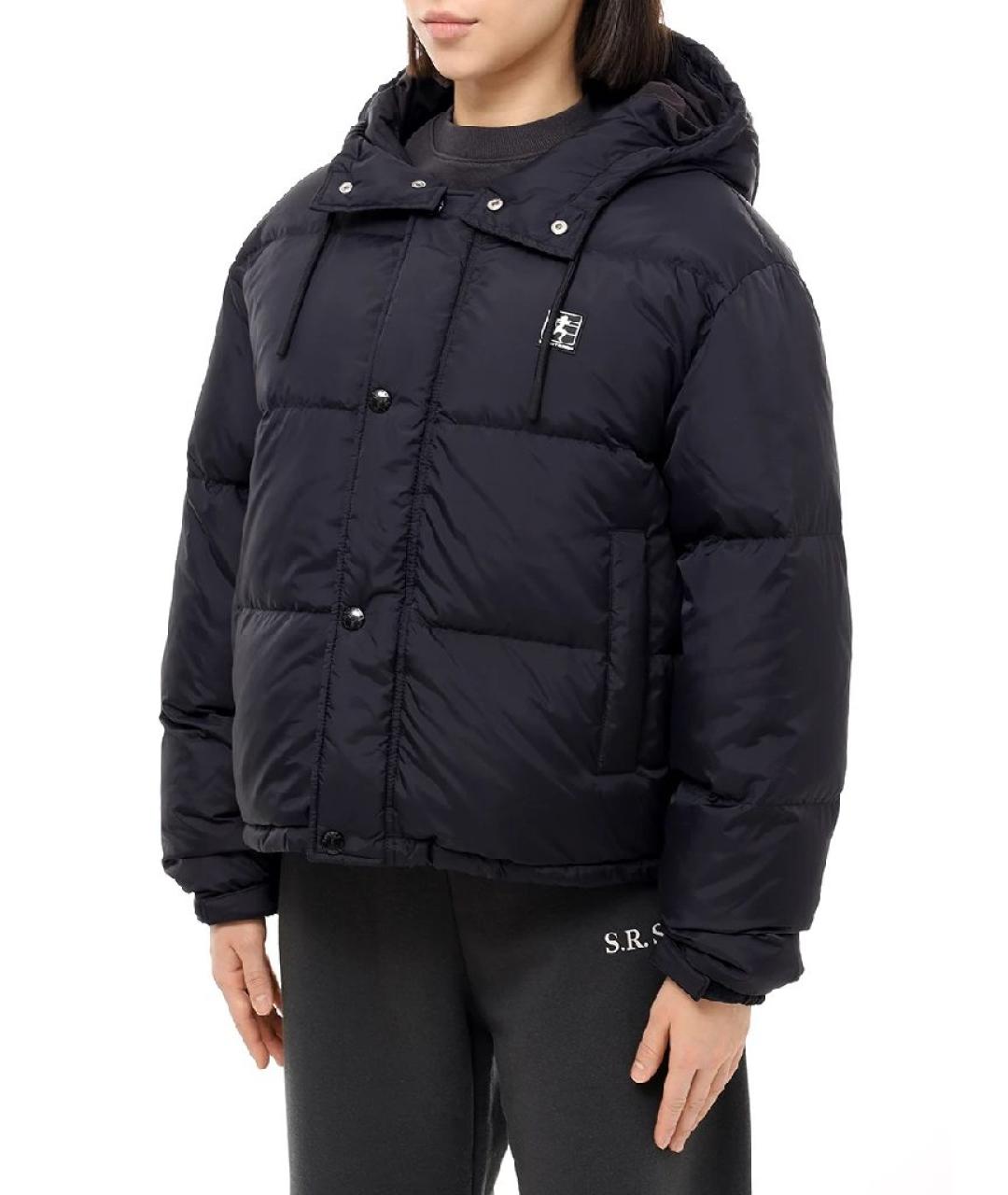 SPORTY AND RICH Черная полиэстеровая куртка, фото 8