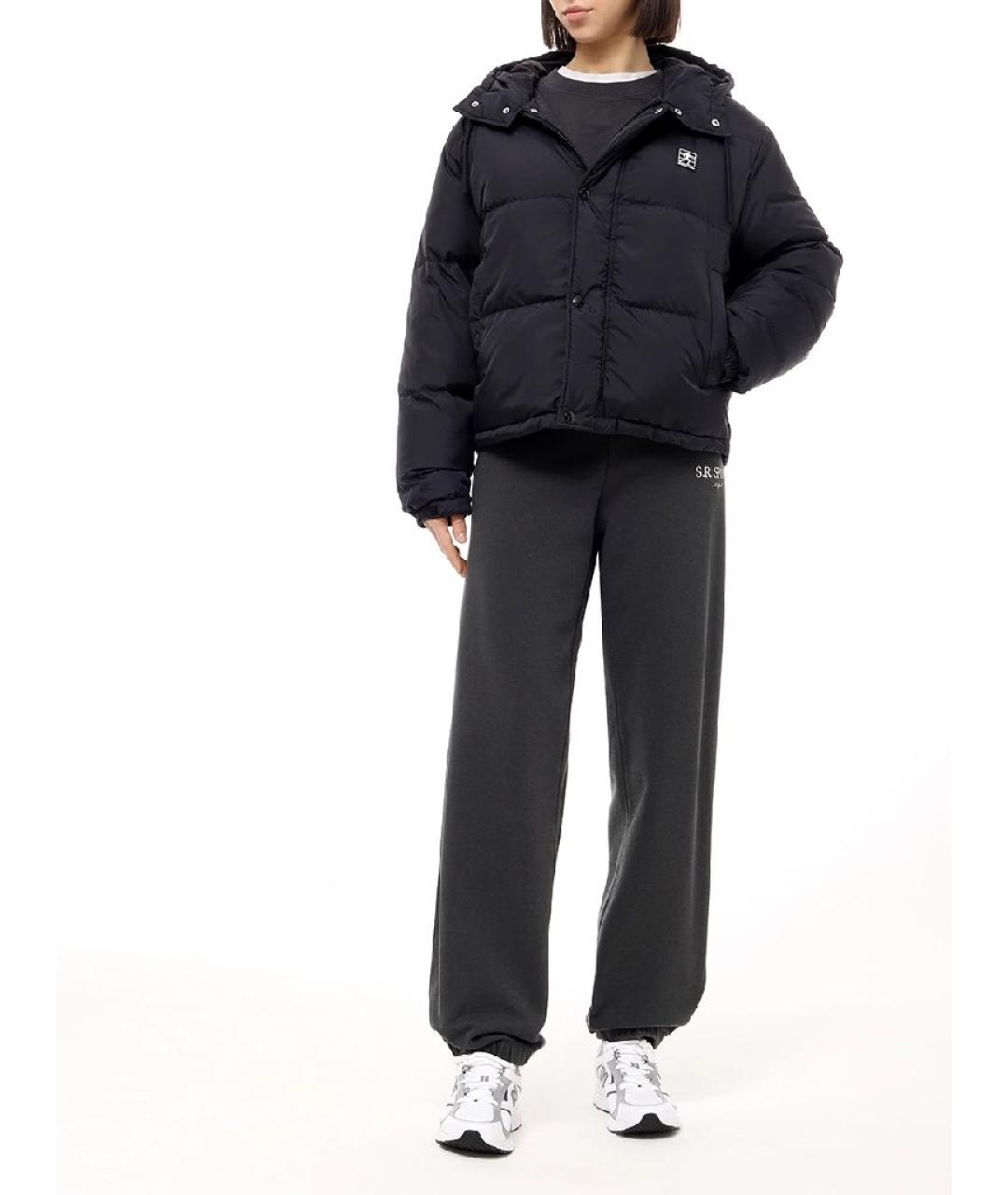 SPORTY AND RICH Черная полиэстеровая куртка, фото 7