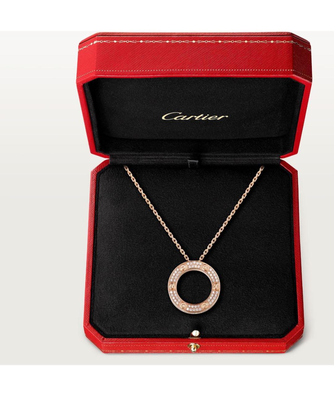 CARTIER Желтая подвеска из розового золота, фото 4