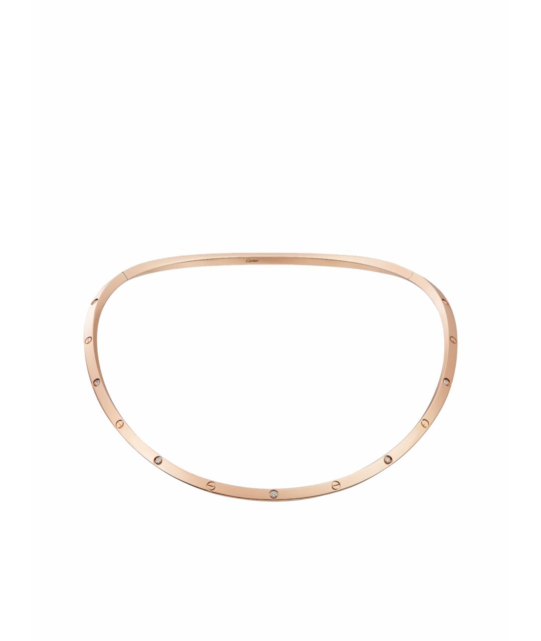 CARTIER Желтое колье из розового золота, фото 5