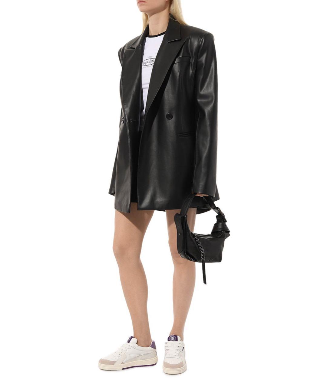 ZADIG & VOLTAIRE Черная кожаная сумка с короткими ручками, фото 6