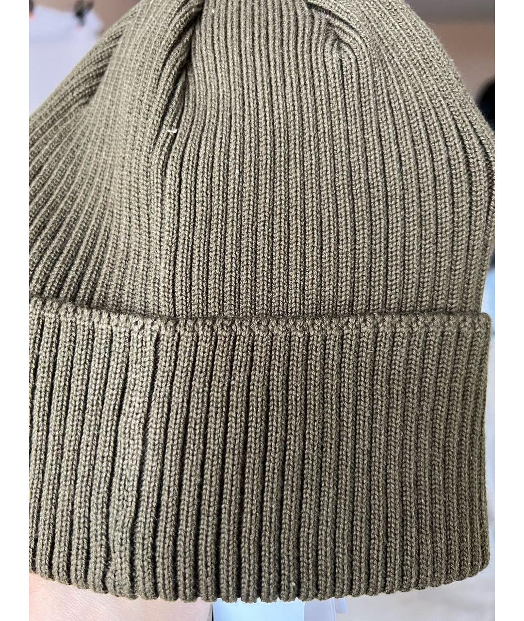 CP COMPANY Коричневая хлопковая шапка, фото 3