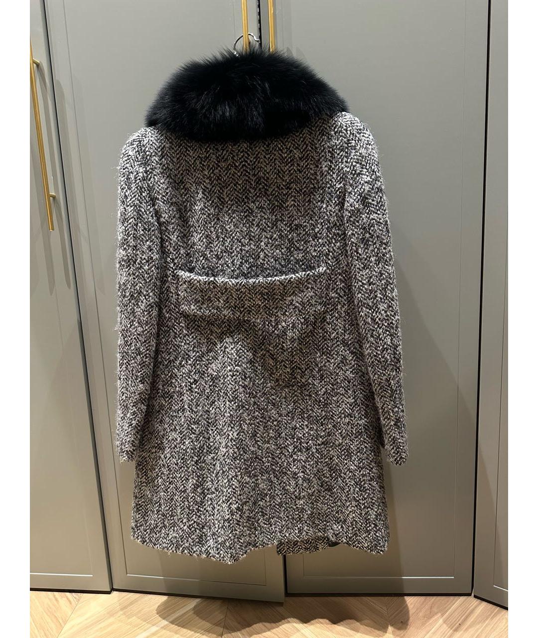 MAX MARA Серое шерстяное пальто, фото 2