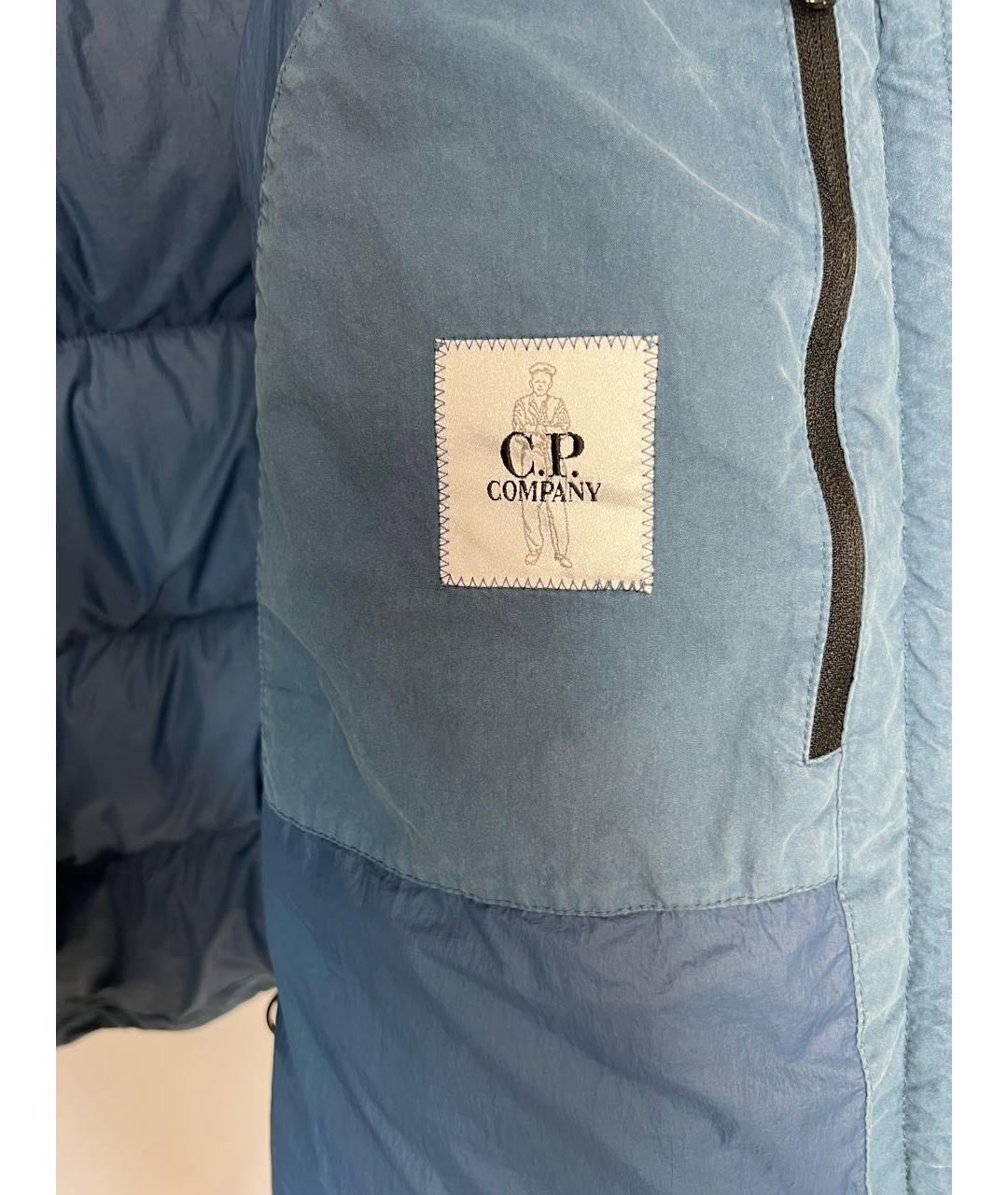 CP COMPANY Голубая полиамидовая куртка, фото 6