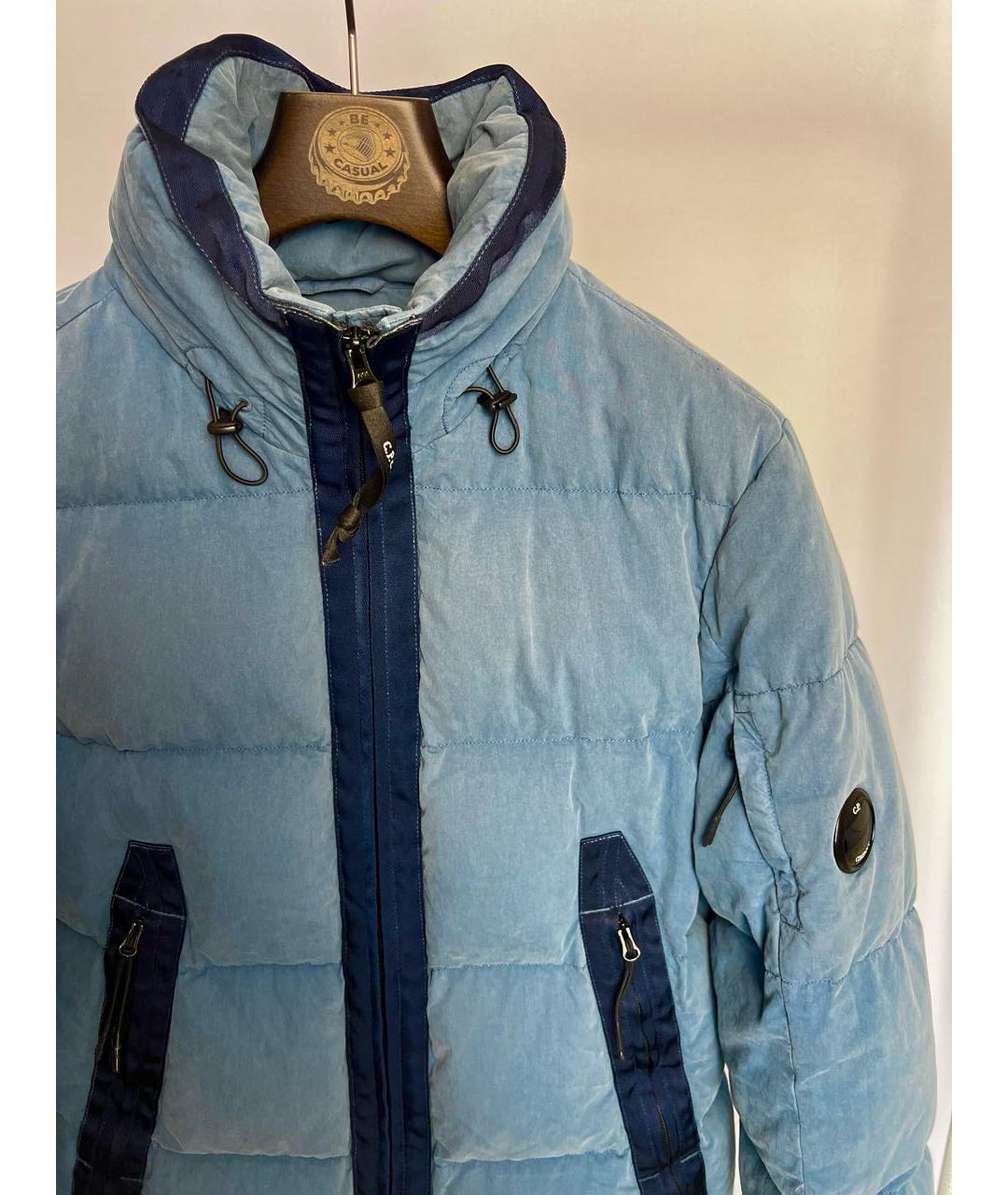 CP COMPANY Голубая полиамидовая куртка, фото 2