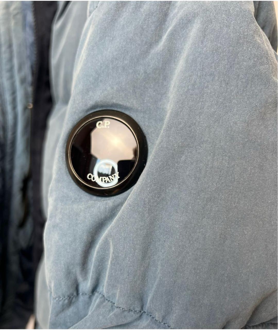 CP COMPANY Голубая полиамидовая куртка, фото 4