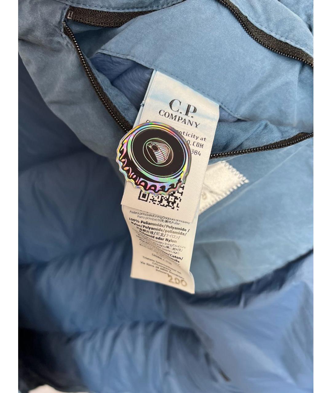 CP COMPANY Голубая полиамидовая куртка, фото 8