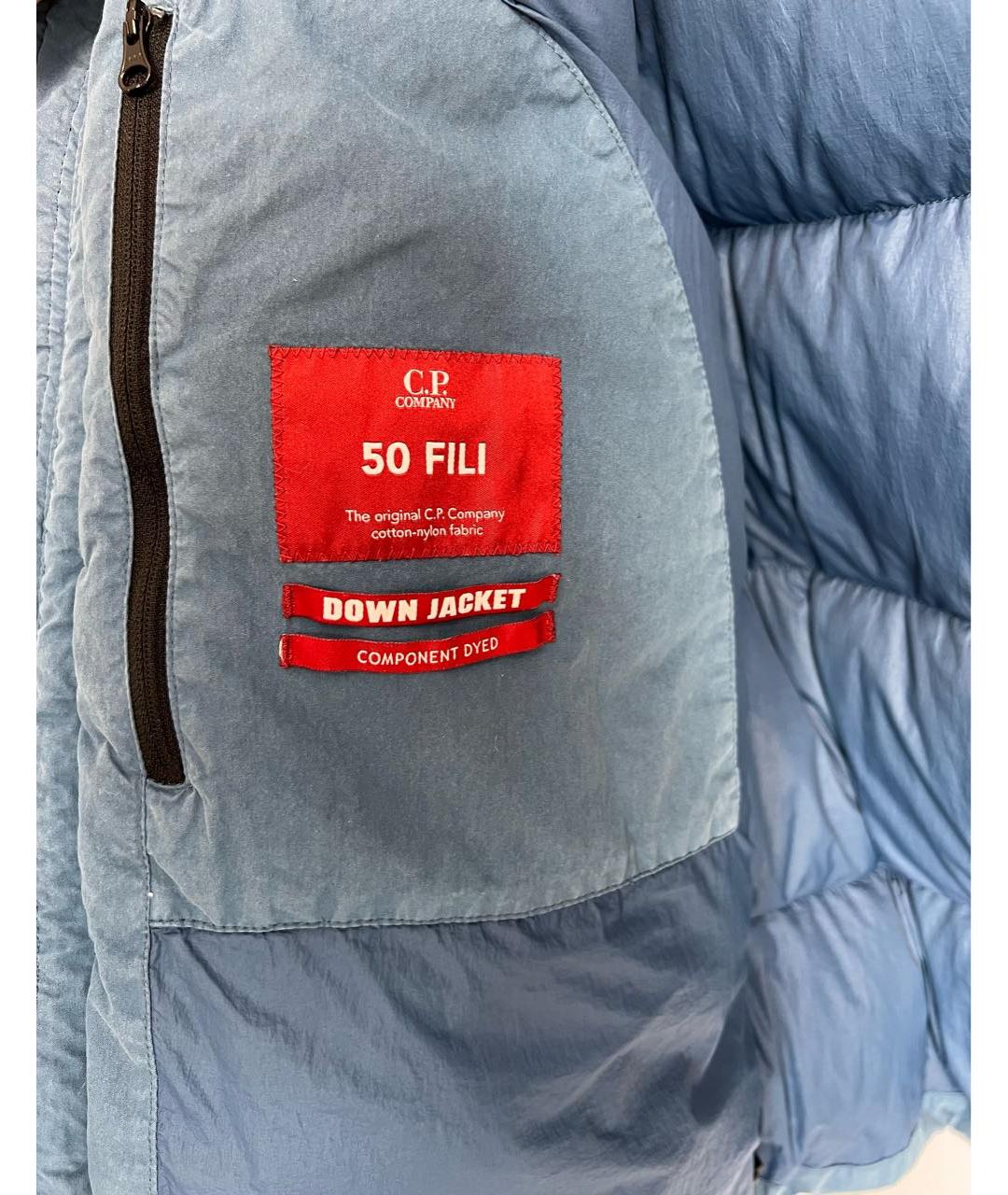 CP COMPANY Голубая полиамидовая куртка, фото 5