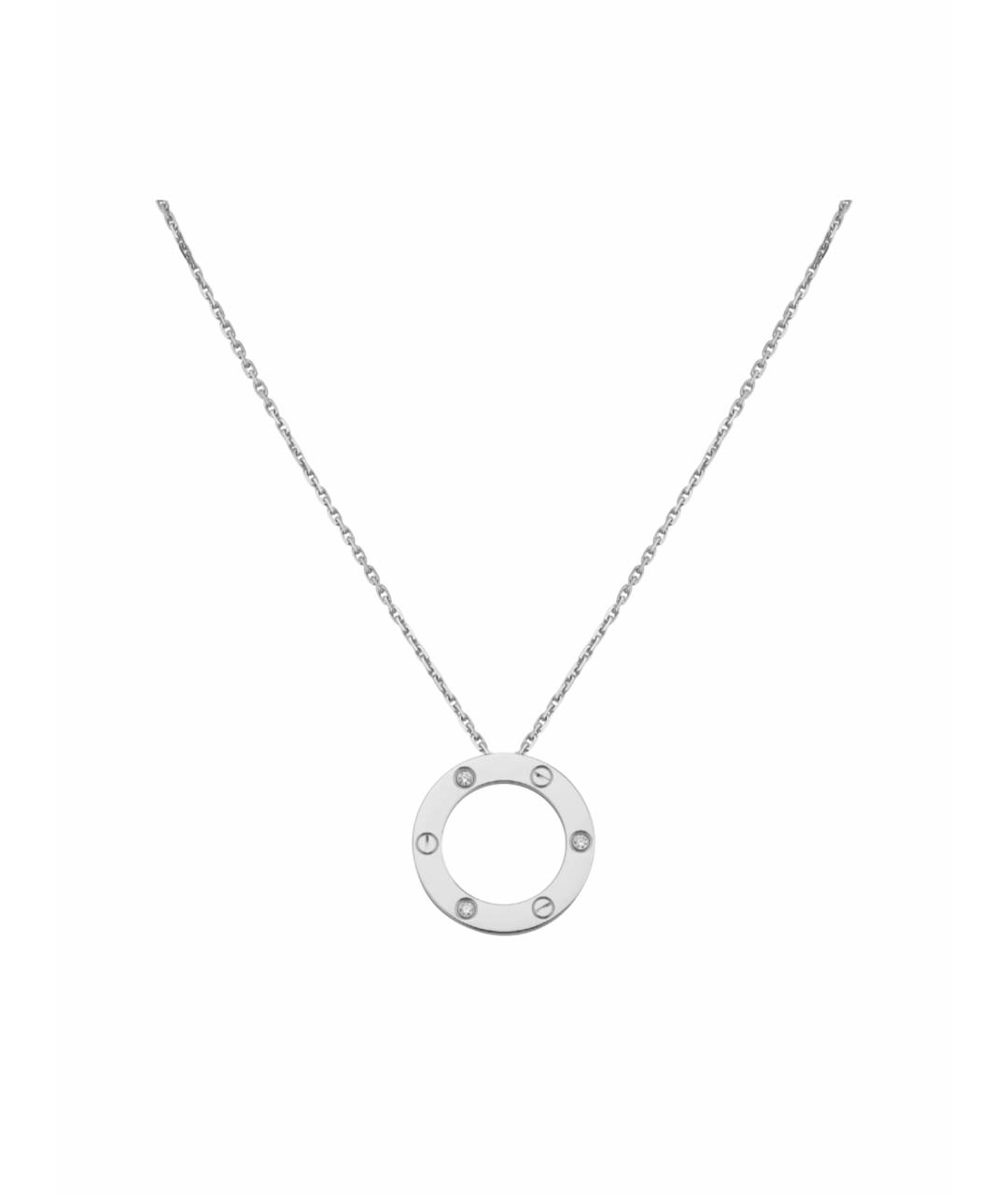 CARTIER Серебряная подвеска из белого золота, фото 1