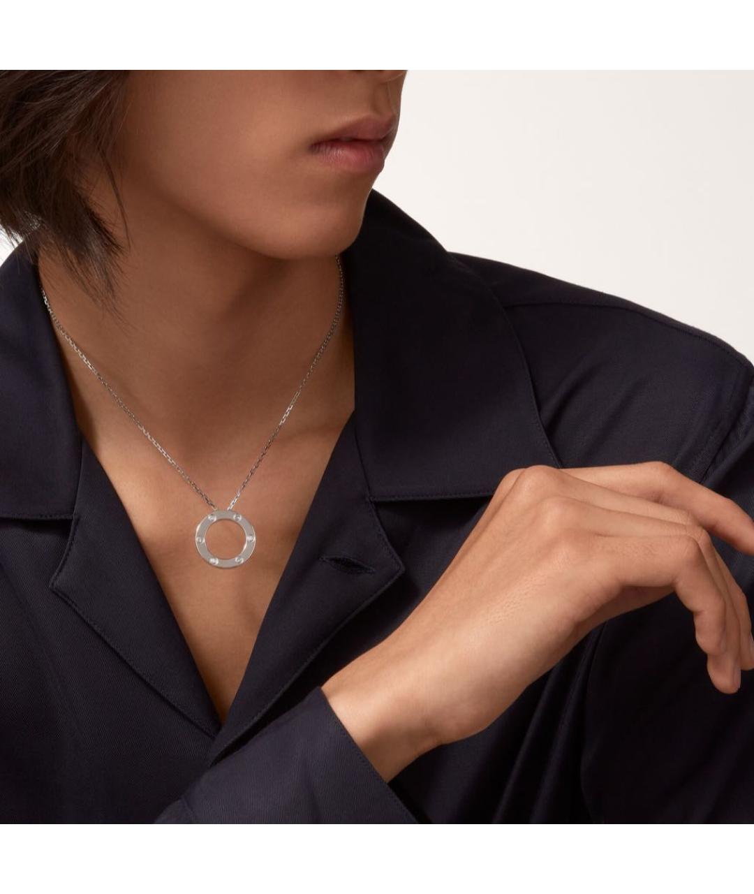 CARTIER Серебряная подвеска из белого золота, фото 2