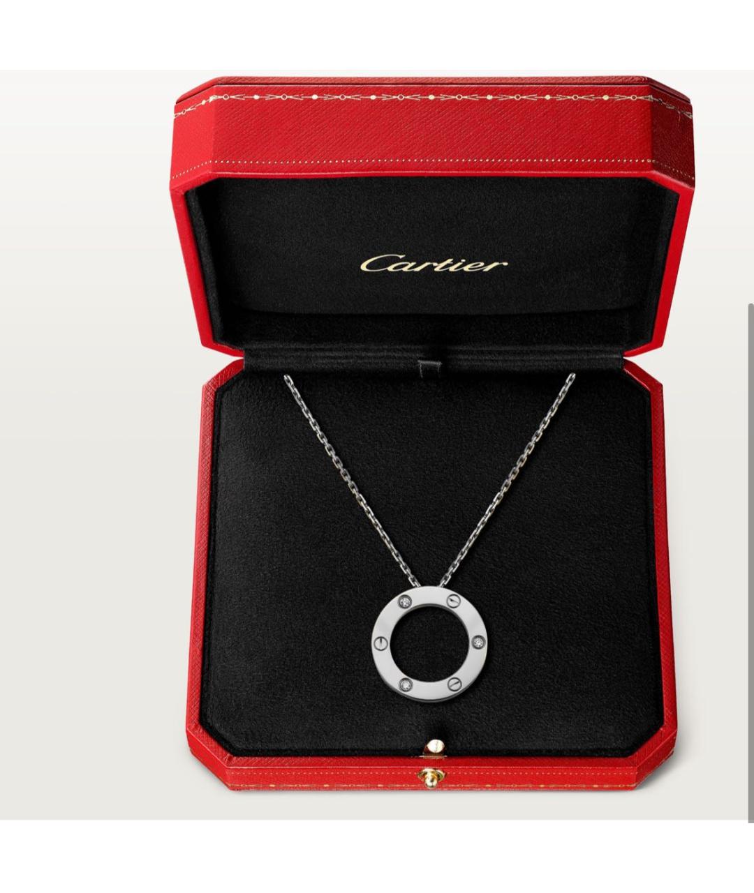 CARTIER Серебряная подвеска из белого золота, фото 6