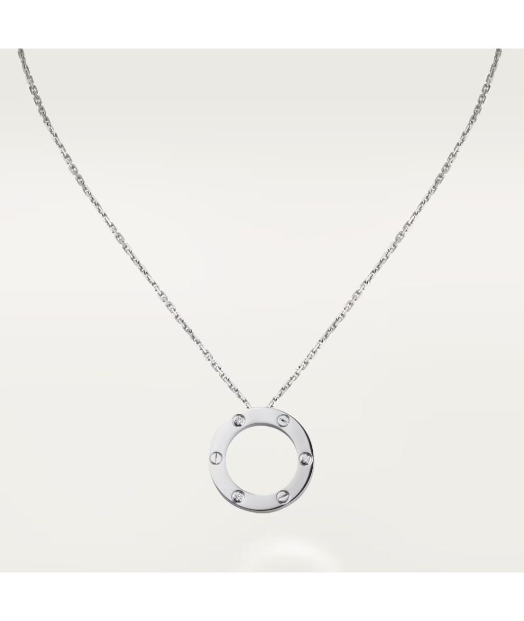 CARTIER Серебряная подвеска из белого золота, фото 7