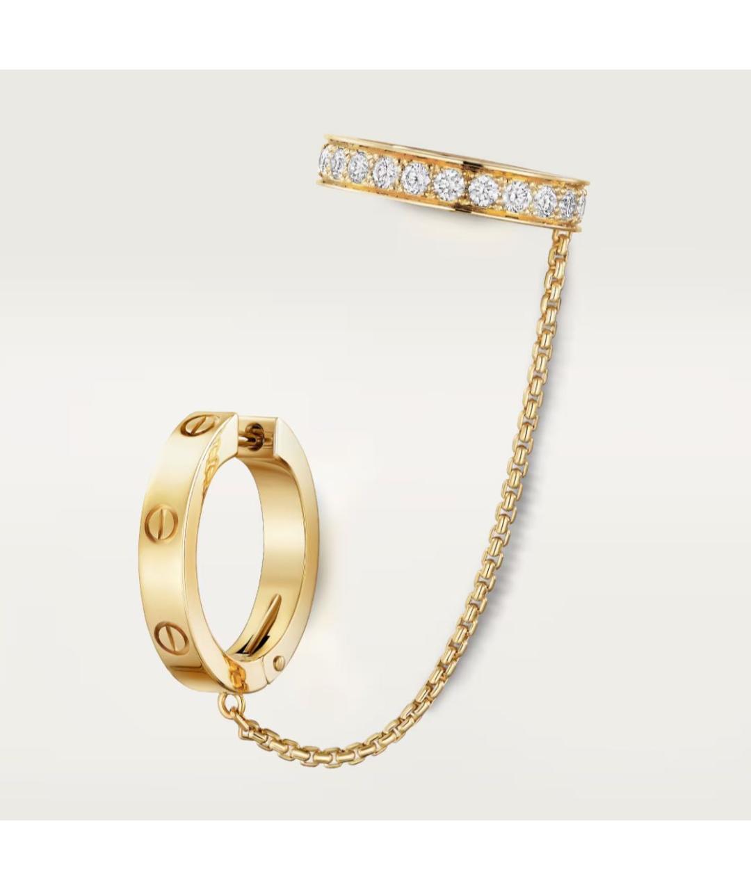 CARTIER Желтые серьги из желтого золота, фото 7