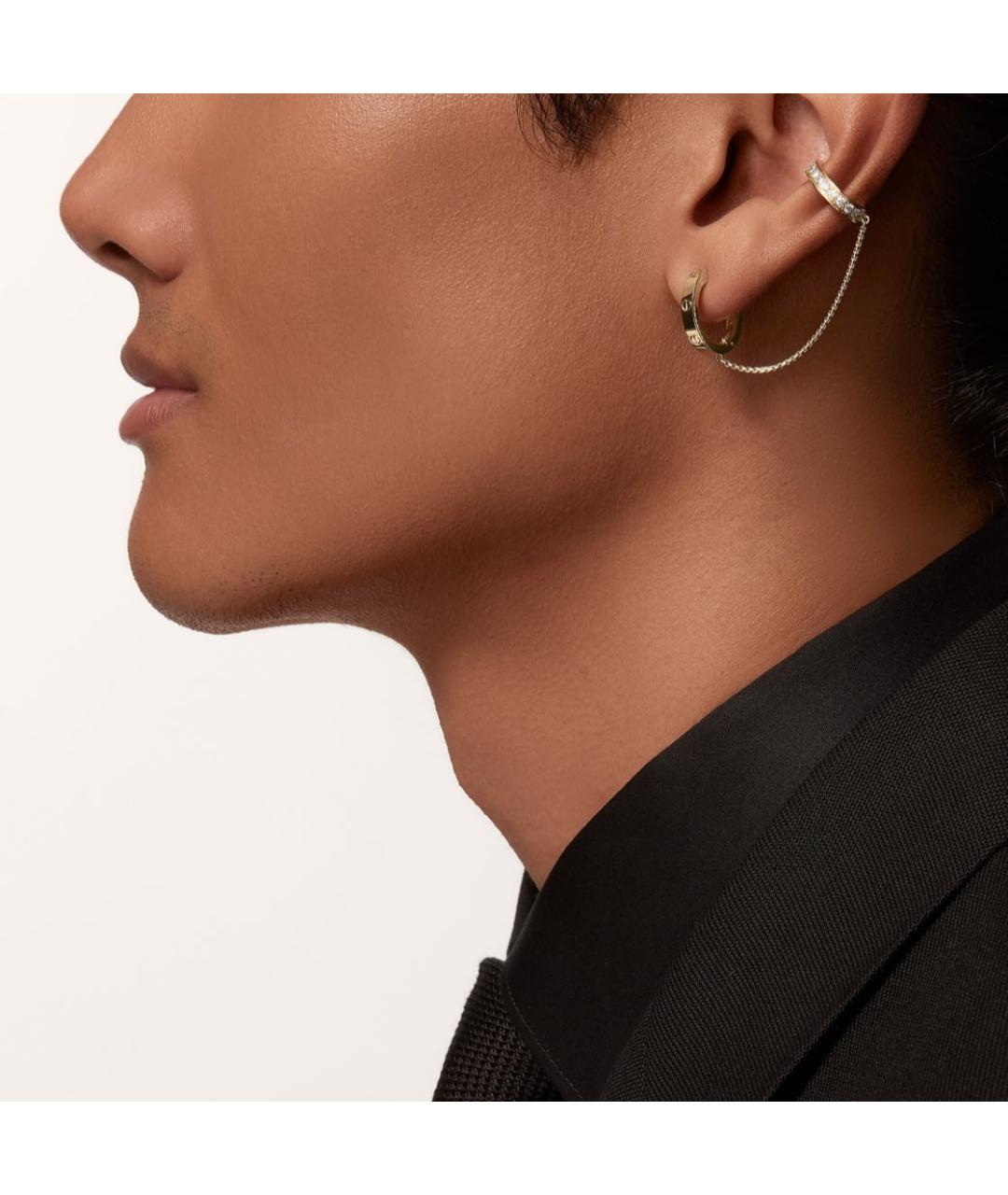 CARTIER Желтые серьги из желтого золота, фото 2