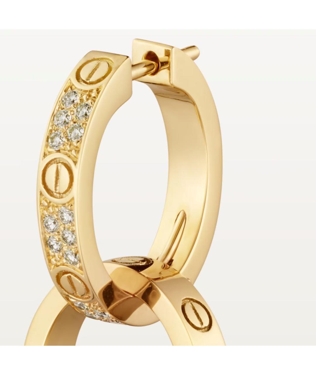 CARTIER Желтые серьги из желтого золота, фото 6