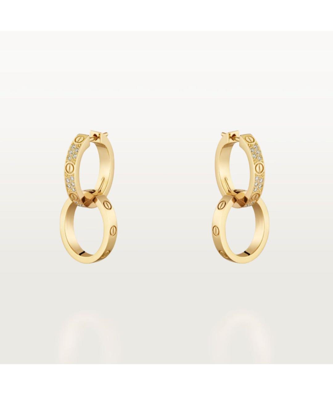 CARTIER Желтые серьги из желтого золота, фото 8