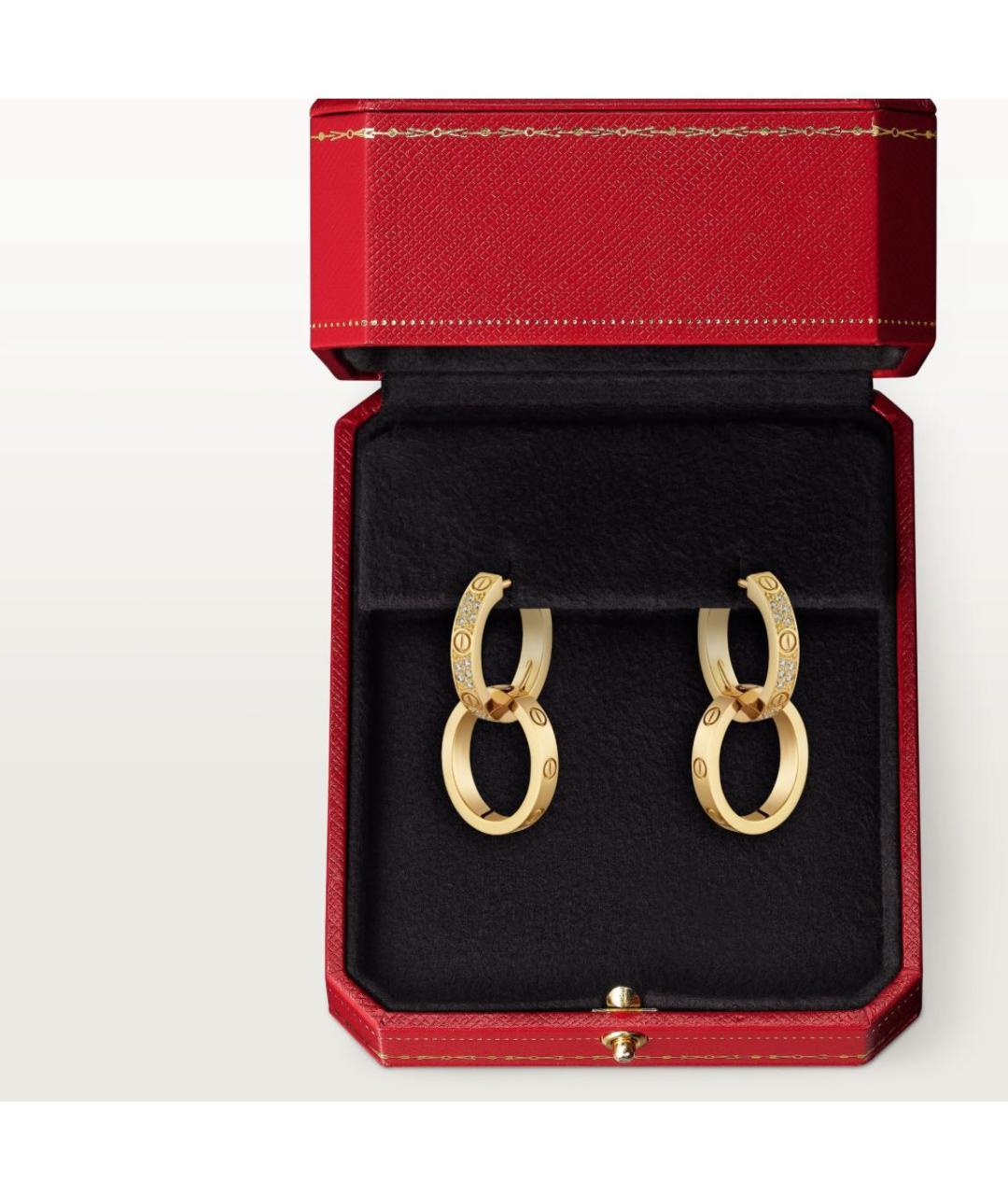 CARTIER Желтые серьги из желтого золота, фото 7