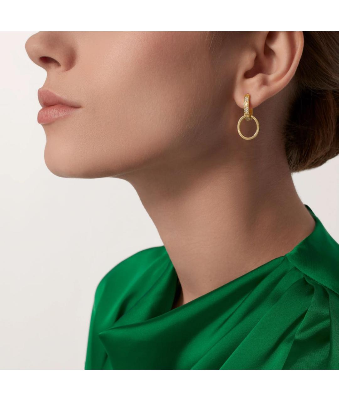 CARTIER Желтые серьги из желтого золота, фото 3