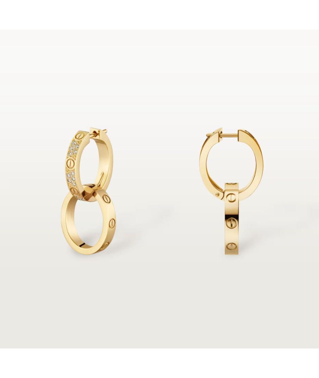 CARTIER Желтые серьги из желтого золота, фото 5