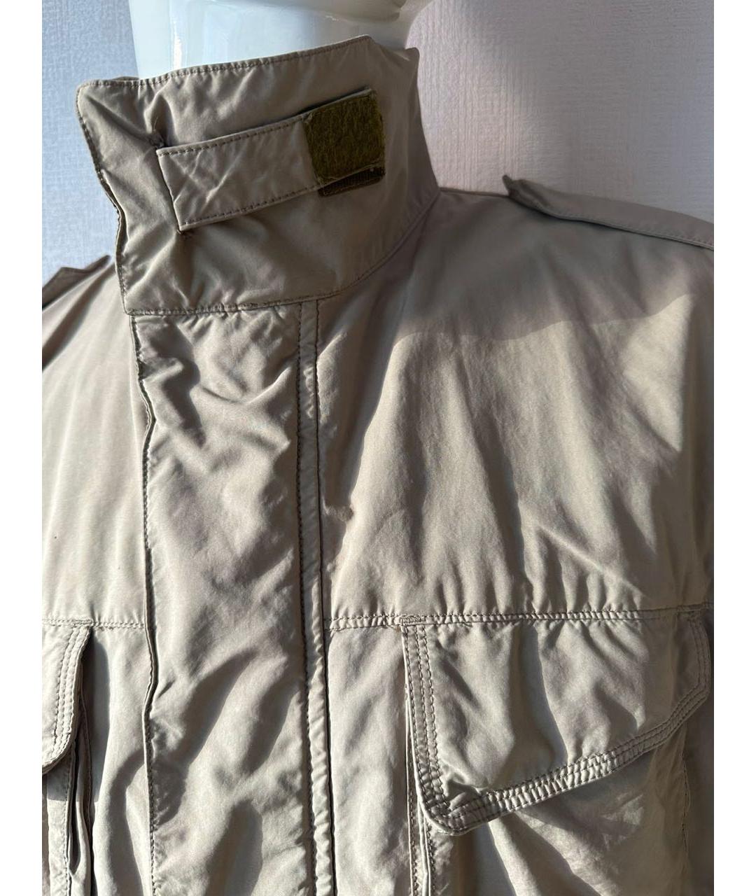 ASPESI Бежевая полиэстеровая куртка, фото 5